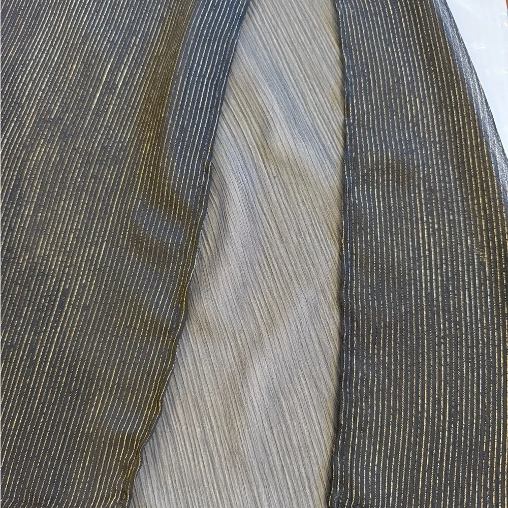 Zara Black/ Gold Sheer Duster Cardigan - Picture 11 of 14